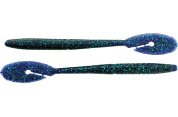 Image of Bass Assassin BANG Lures Ding Dong, 6in, 15 per Pack, Junebug, 6, DDW57415