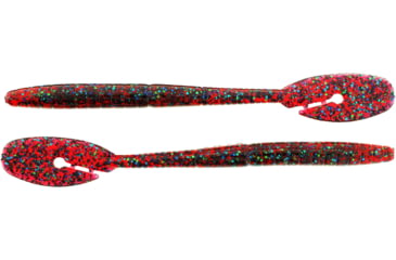 Image of Bass Assassin BANG Lures Ding Dong, 6in, 15 per Pack, Plum Apple, 6, DDW57589