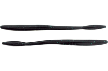 Image of Bass Assassin BANG Lures Tapout, 6in, 12 per Pack, Black Emerald, 6, TO59400