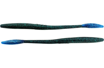 Image of Bass Assassin BANG Lures Tapout, 6in, 12 per Pack, Junebug/Blue Glitter Tail, 6, TO59226