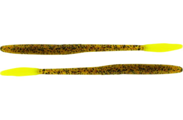 Image of Bass Assassin BANG Lures Tapout, 6in, 12 per Pack, Watermelon Red Glitter/Chartreuse Tail, 6, TO59267