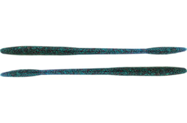 Image of Bass Assassin BANG Lures Tapout, 7.5in, 12 per Pack, Junebug/Red Glitter, 7.5, TO64360