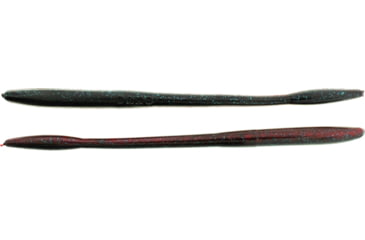 Image of Bass Assassin BANG Lures Tapout, 7.5in, 12 per Pack, Red Shad/Green Glitter, 7.5, TO64316