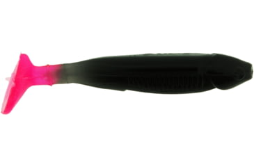 Image of Bass Assassin Crappie Dapper Swimbait, 2in, 10 per Pack, Black/Fire Tail, 2, DDA48201