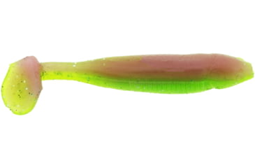 Image of Bass Assassin Crappie Dapper Swimbait, 2in, 10 per Pack, Electric Chicken, 2, DDA48376