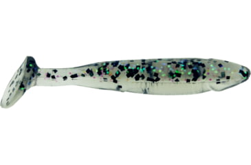 Image of Bass Assassin Crappie Dapper Swimbait, 2in, 10 per Pack, Grey Ghost, 2, DDA48443