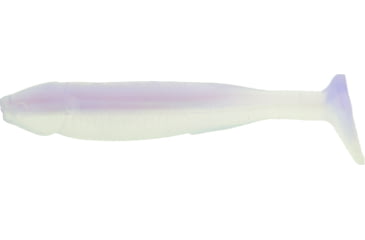 Image of Bass Assassin Crappie Dapper Torpedo Shad Tail Swimbaits, 10, 2in, Albino Torpedo Shad, DDA48330