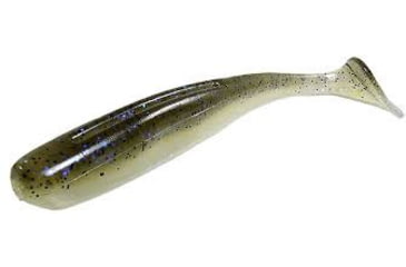 Image of Bass Assassin Elite Shiner Shad Tail Swimbaits, 8, 4in, Electric Shad, ES954S49