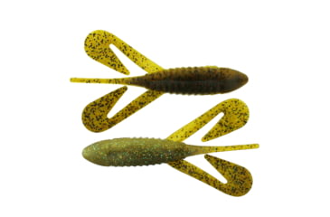 Image of Bass Assassin Logger Toad Soft Bait, 5, 4in, Chico's Red Ear, LT02540