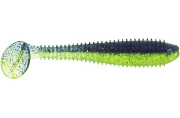 Image of Bass Assassin Lures Litl Boss Swimbait, 3.5in, 6 per Pack, Electric Shiner, 3.5, BSA16129