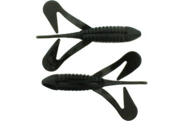 Image of Bass Assassin Lures Logger Toad Topwater, 4in, 5 per Pack, Black, 4, LT02100