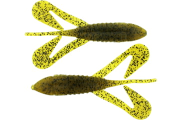 Image of Bass Assassin Lures Logger Toad Topwater, 4in, 5 per Pack, Green Pumpkin, 4, LT02458