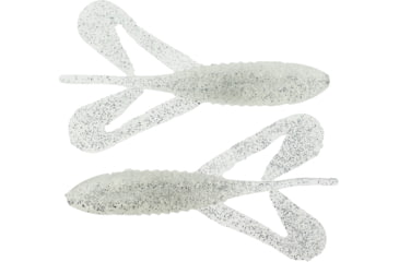 Image of Bass Assassin Lures Logger Toad Topwater, 4in, 5 per Pack, Icicle, 4, LT02503