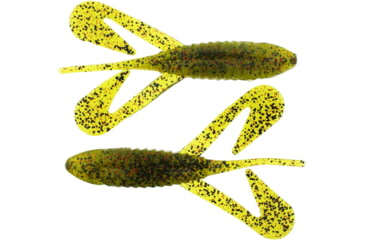 Image of Bass Assassin Lures Logger Toad Topwater, 4in, 5 per Pack, Watermelon/Red Glitter, 4, LT02410