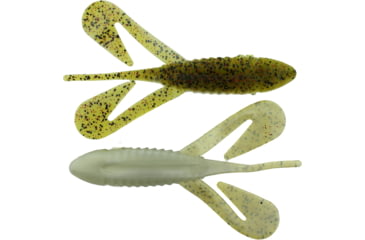 Image of Bass Assassin Lures Logger Toad Topwater, 4in, 5 per Pack, Watermelon/Red Glitter/Pearl Belly, 4, LT02554