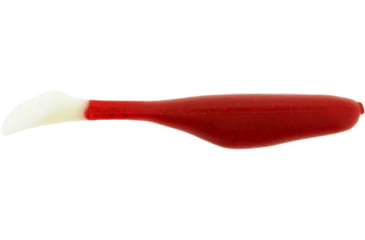 Image of Bass Assassin Lures Turbo Shad Swimbait, 4in, 10 per Pack, Bloody White, 4, TSA30257