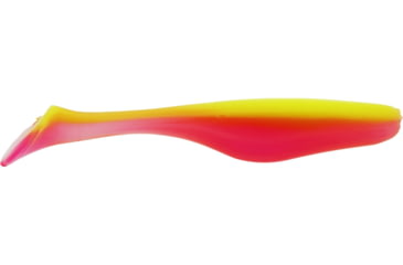 Image of Bass Assassin Lures Turbo Shad Swimbait, 4in, 10 per Pack, Candy Corn, 4, TSA30305