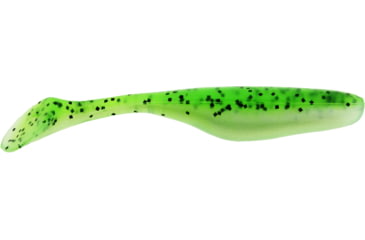 Image of Bass Assassin Lures Turbo Shad Swimbait, 4in, 10 per Pack, Chartreuse Pepper Shad, 4, TSA30341
