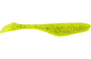 Image of Bass Assassin Lures Turbo Shad Swimbait, 4in, 10 per Pack, Chartreuse/Silver Glitter, 4, TSA30452