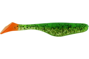 Image of Bass Assassin Lures Turbo Shad Swimbait, 4in, 10 per Pack, Fire Tiger, 4, TSA30245