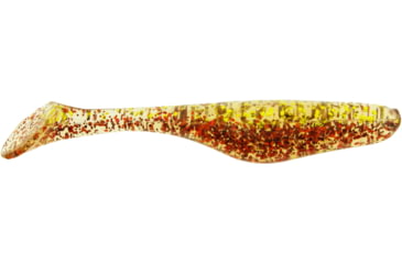 Image of Bass Assassin Lures Turbo Shad Swimbait, 4in, 10 per Pack, Goldfish, 4, TSA30444