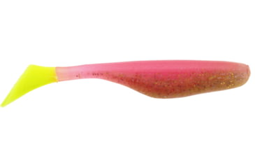 Image of Bass Assassin Lures Turbo Shad Swimbait, 4in, 10 per Pack, Laguna Limetreuse Tail, 4, TSA30283