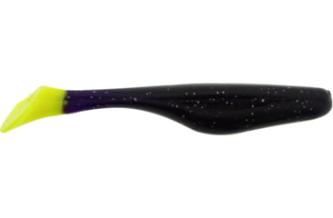 Image of Bass Assassin Lures Turbo Shad Swimbait, 4in, 10 per Pack, Morning Glory/Limetreuse Tail, 4, TSA30258