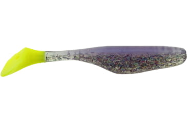 Image of Bass Assassin Lures Turbo Shad Swimbait, 4in, 10 per Pack, Opening Night/Limetreuse Tail, 4, TSA30261