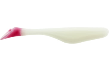 Image of Bass Assassin Lures Turbo Shad Swimbait, 4in, 10 per Pack, White/Pink Tail, 4, TSA30253