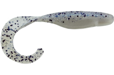 Image of Bass Assassin Walleye Assassin Curly Shad, 4in, 10 per Pack, Crystal Shad, 4, WC33343