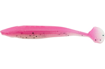 Image of Bass Assassin Walleye Assassin Die Dapper, 3in, 10 per Pack, Pink Ghost, 3, WDD82476