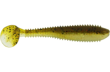 Image of Bass Assassin Walleye Assassin Litl Boss, 3.5in, 6 per Pack, Chico's Red Ear, 3.5, WBS31540