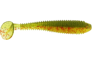 Image of Bass Assassin Walleye Assassin Litl Boss, 3.5in, 6 per Pack, Male Perch, 3.5, WBS31562