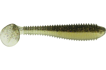 Image of Bass Assassin Walleye Assassin Litl Boss, 3.5in, 6 per Pack, Mat Shad, 3.5, WBS31504