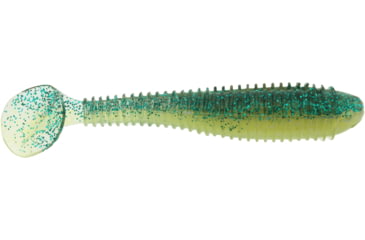 Image of Bass Assassin Walleye Assassin Litl Boss, 3.5in, 6 per Pack, Phantom Green, 3.5, WBS31583