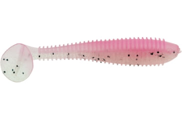 Image of Bass Assassin Walleye Assassin Litl Boss, 3.5in, 6 per Pack, Pink Ghost, 3.5, WBS31476