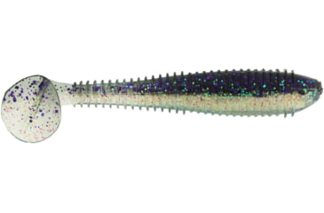 Image of Bass Assassin Walleye Assassin Litl Boss, 3.5in, 6 per Pack, Purple Moon, 3.5, WBS31586