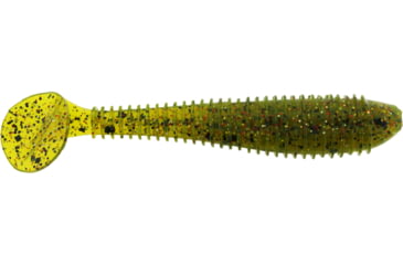 Image of Bass Assassin Walleye Assassin Litl Boss, 3.5in, 6 per Pack, Watermelon Red Magic, 3.5, WBS31568