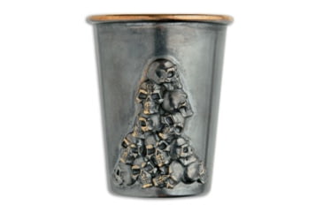 Image of Bastinelli Creations Bastinelli Shot Glass Skulls Two Sides, Copper, One Size, BHQ-102293
