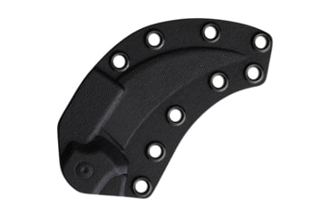 Image of Bastinelli Creations Fury Fixed Blade Knife, 7.25in Overall, 2.63in Black PVD Coated Bohler M390 Stainless Karambit Blade, Black Canvas Micarta Handle, Black Kydex Sheath, BC-38 PVD
