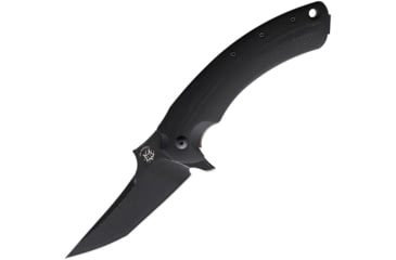 Image of Bastinelli Creations Gecko Framelock Folding Knife, Black G10 handle with titanium back handle, GECKO FOLDER PVD