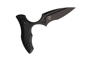 Image of Bastinelli Creations MANAIA Push Dagger Knives - Push Dagger, 6.25in Overall, 3.5in Black SW N690 SS Blade, Black G10 Handle, Jared Wihongi Collaboration, Black Kydex Sheath, Black, MANAIA 3D BLACK