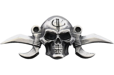 Image of Bastinelli Creations Menuki Small Reaper Silver Knife, MENUKI SMALL REAPER SILVER