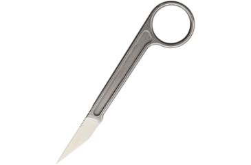 Image of Bastinelli Creations Picoeur Satin/Stonewash Fixed Blade Knife, 1.5in, N690Co Steel, Standard Edge, Satin, Stonewash Handle BAS13