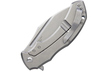 Image of Bastinelli Creations Shadow Framelock Folding Knife, 3.75in SW Elmax Steel Blade, Carbon Fiber Handle With SW SS Back Handle, Fox Knives Collaboration, Black Synthetic Case, SHADOW CARBON