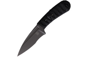 Image of Bastinelli Creations Sin Fixed Blade Menuki Knife, WRAPPING + BRONZE MENUKI handle, SIN WRAP + BRONZE MENUKI