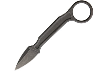 Image of Bastinelli Creations SPADE Fixed Blade Knife, 1.75 stonewash finish Bohler N690 stainless blade, One-piece construction, SPADE PLAIN EDGE