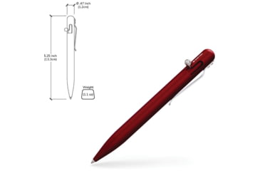 Image of Bastion Bolt Action Pen Aluminum Red