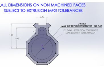 Image of Battle Arms Development Battlearms Workhorse Mlok Handguard, Black Anodized, 15in, BAD-WH-15-MLOK