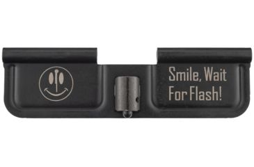 Image of Battle Arms Development Engraved Ejection Dust Cover - Wait for Flash, BA-LS-DC-SmileWfF
